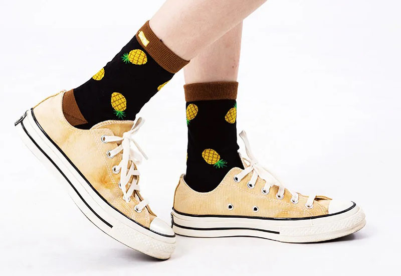 鳳梨 厚襪款(2種尺寸)